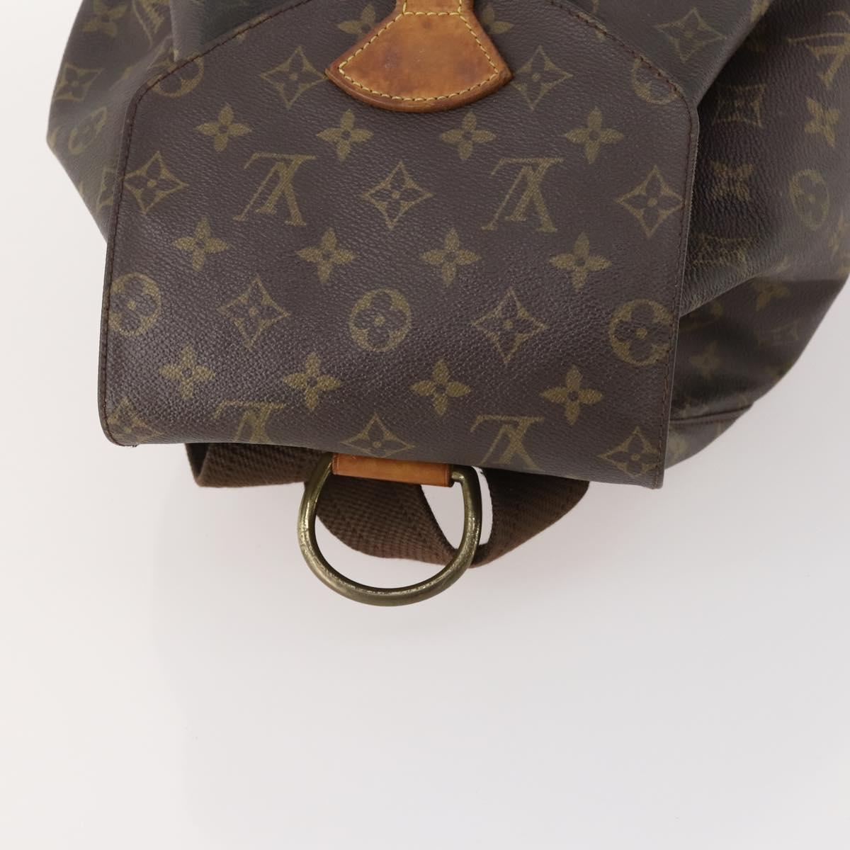 LOUIS VUITTON Monogram Montsouris GM Backpack M51135 LV Auth 173658