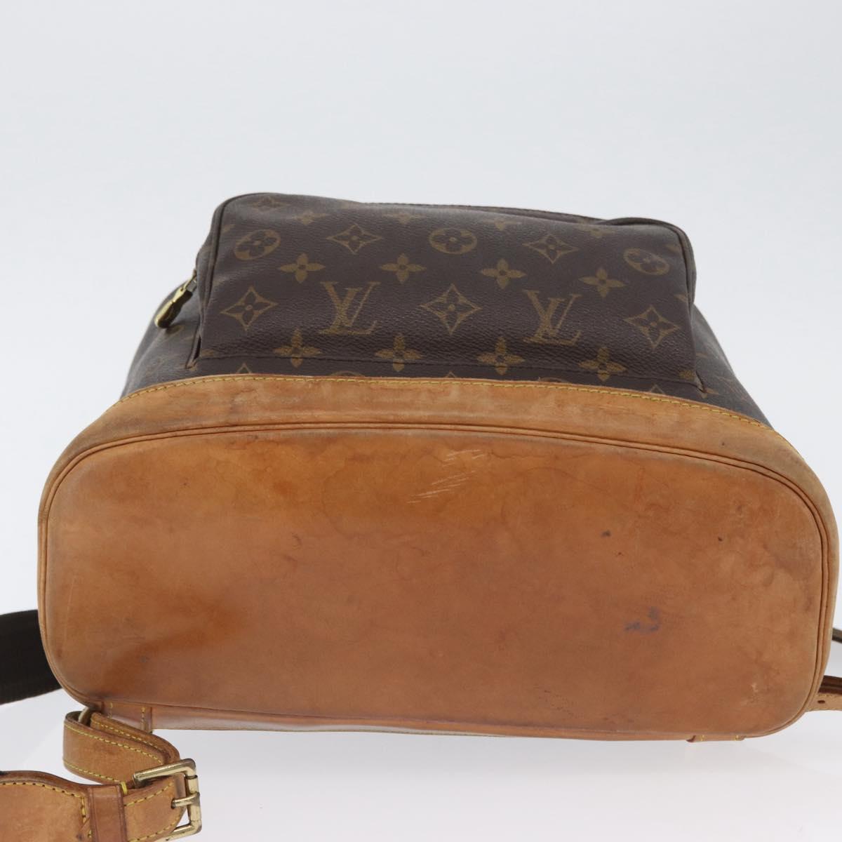 LOUIS VUITTON Monogram Montsouris GM Backpack M51135 LV Auth 173661