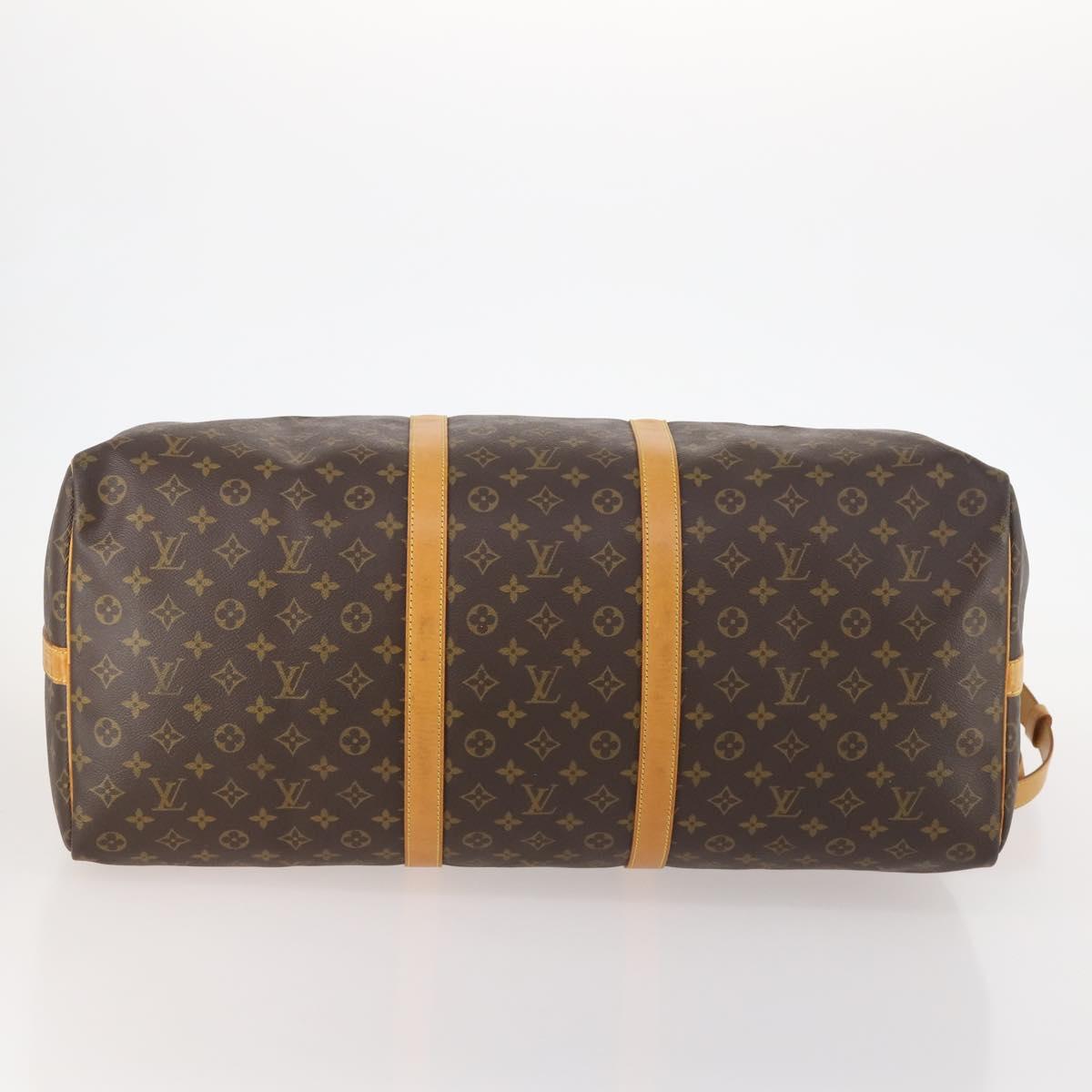 LOUIS VUITTON Monogram Keepall Bandouliere 60 Boston Bag M41412 LV Auth 173680