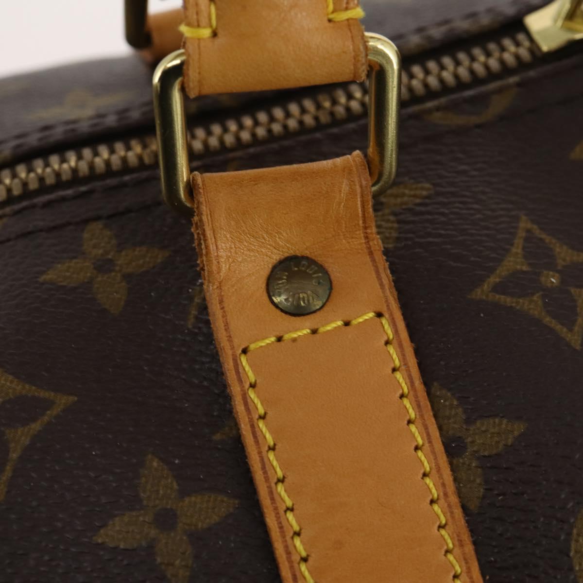 LOUIS VUITTON Monogram Keepall Bandouliere 60 Boston Bag M41412 LV Auth 173680