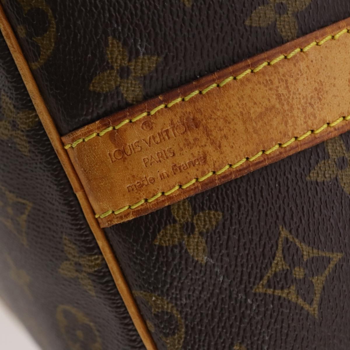 LOUIS VUITTON Monogram Keepall Bandouliere 60 Boston Bag M41412 LV Auth 173680
