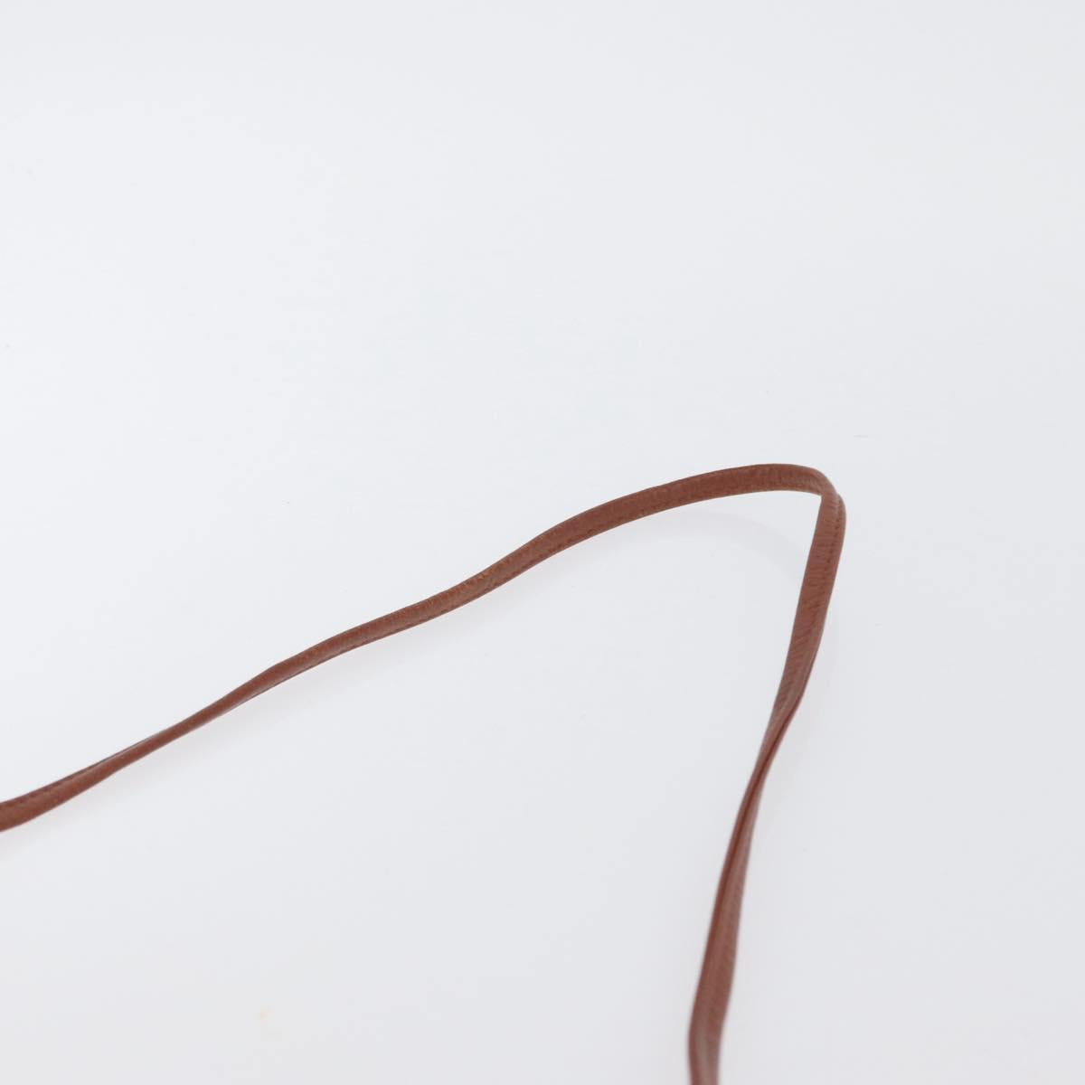 MCM Vicetos Logogram Shoulder Bag PVC Leather Brown Gold Auth 173707
