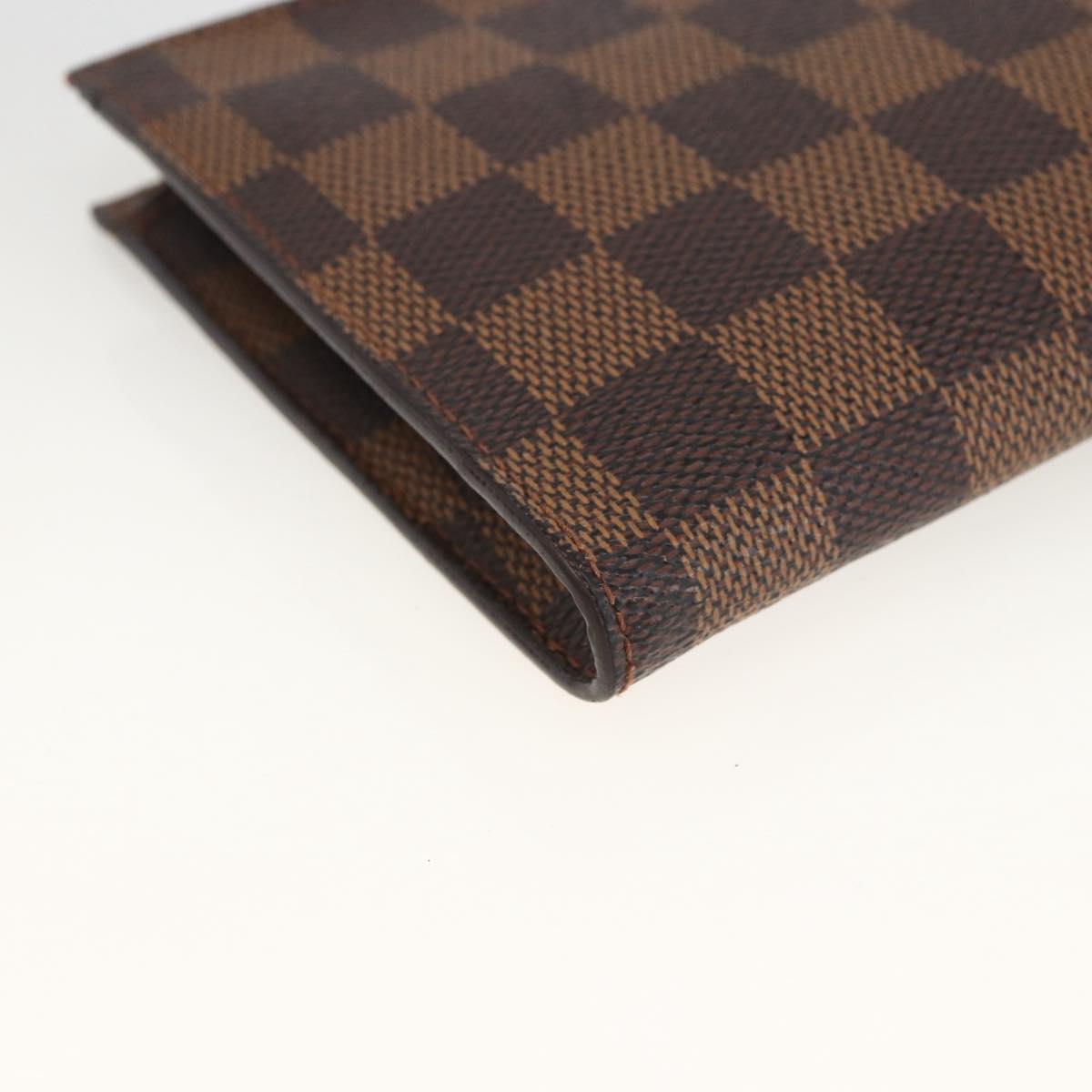LOUIS VUITTON Damier Ebene Marais Pouch LV Auth 173717