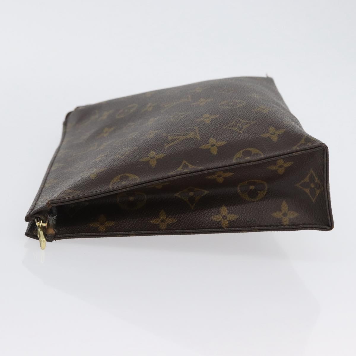 LOUIS VUITTON Monogram Poche Toilette 26 Pouch M47542 LV Auth 173730