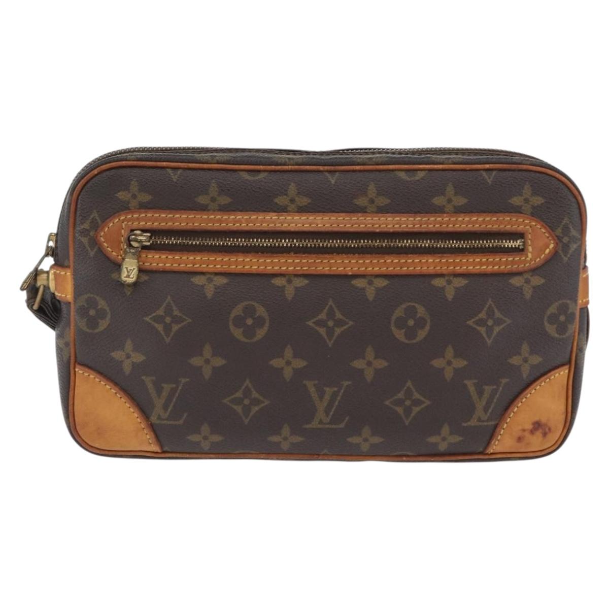 LOUIS VUITTON Monogram Marly Dragonne GM Clutch Bag M51825 LV Auth 173740