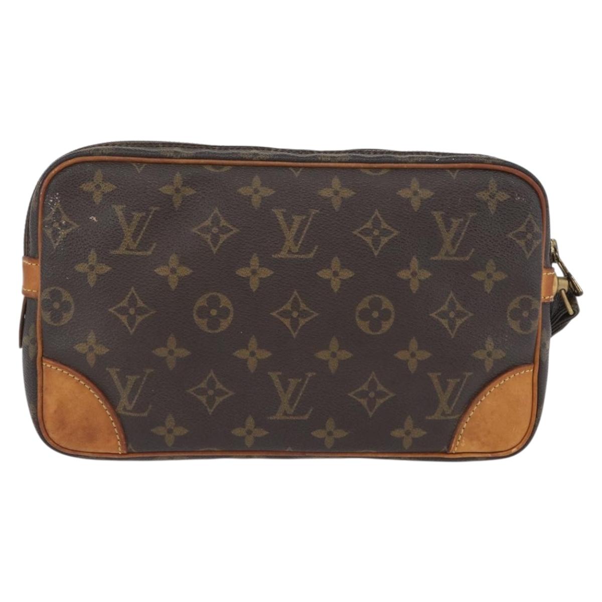 LOUIS VUITTON Monogram Marly Dragonne GM Clutch Bag M51825 LV Auth 173740