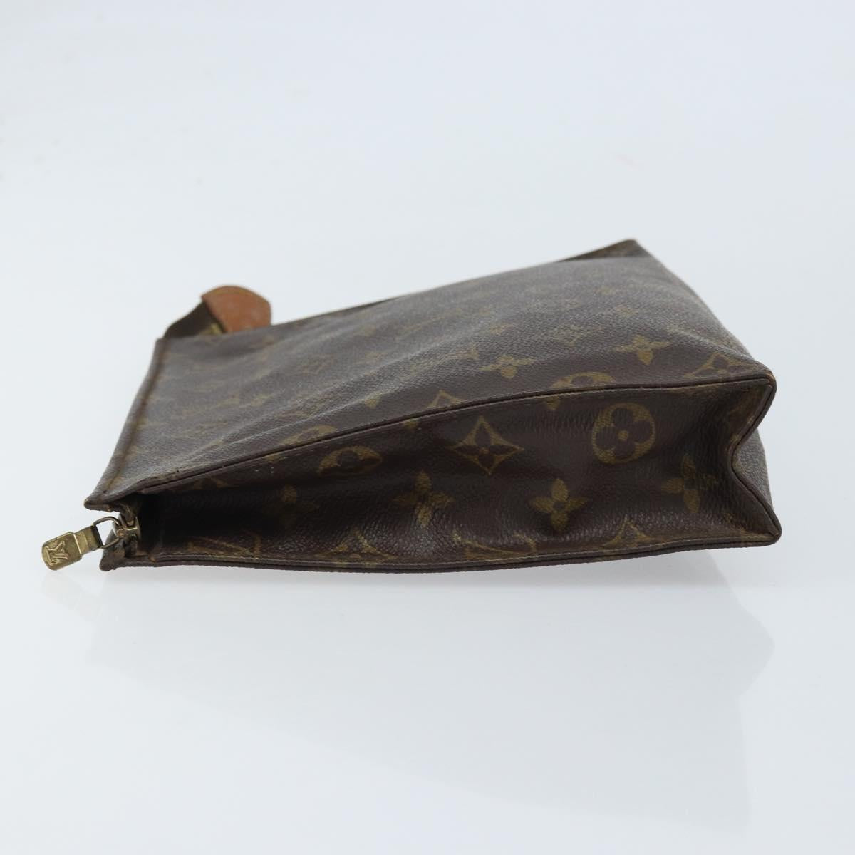 LOUIS VUITTON Monogram Poche Toilette 26 Pouch M47542 LV Auth 173742