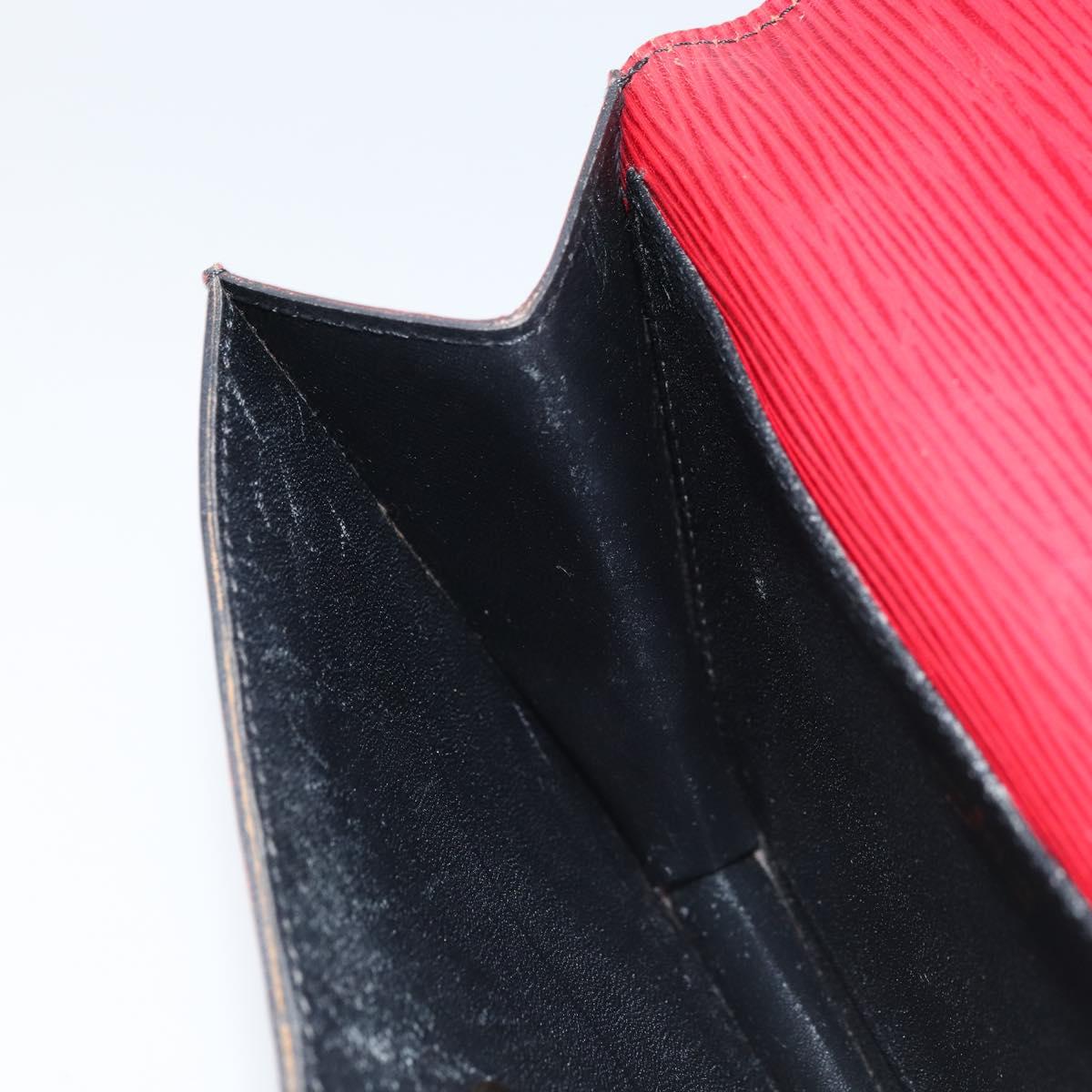 LOUIS VUITTON Epi Montagne 20 Clutch Bag Red LV Auth 173743