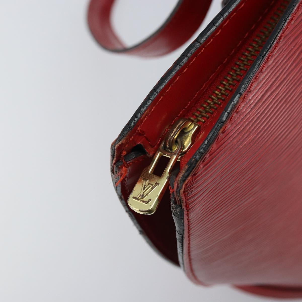 LOUIS VUITTON Epi Saint Jacques Shopping Shoulder Bag Red M52277 LV Auth 173745