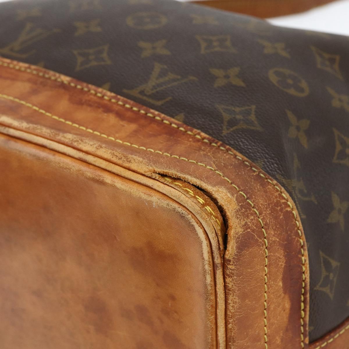 LOUIS VUITTON Monogram Noe Shoulder Bag M42224 LV Auth 173749