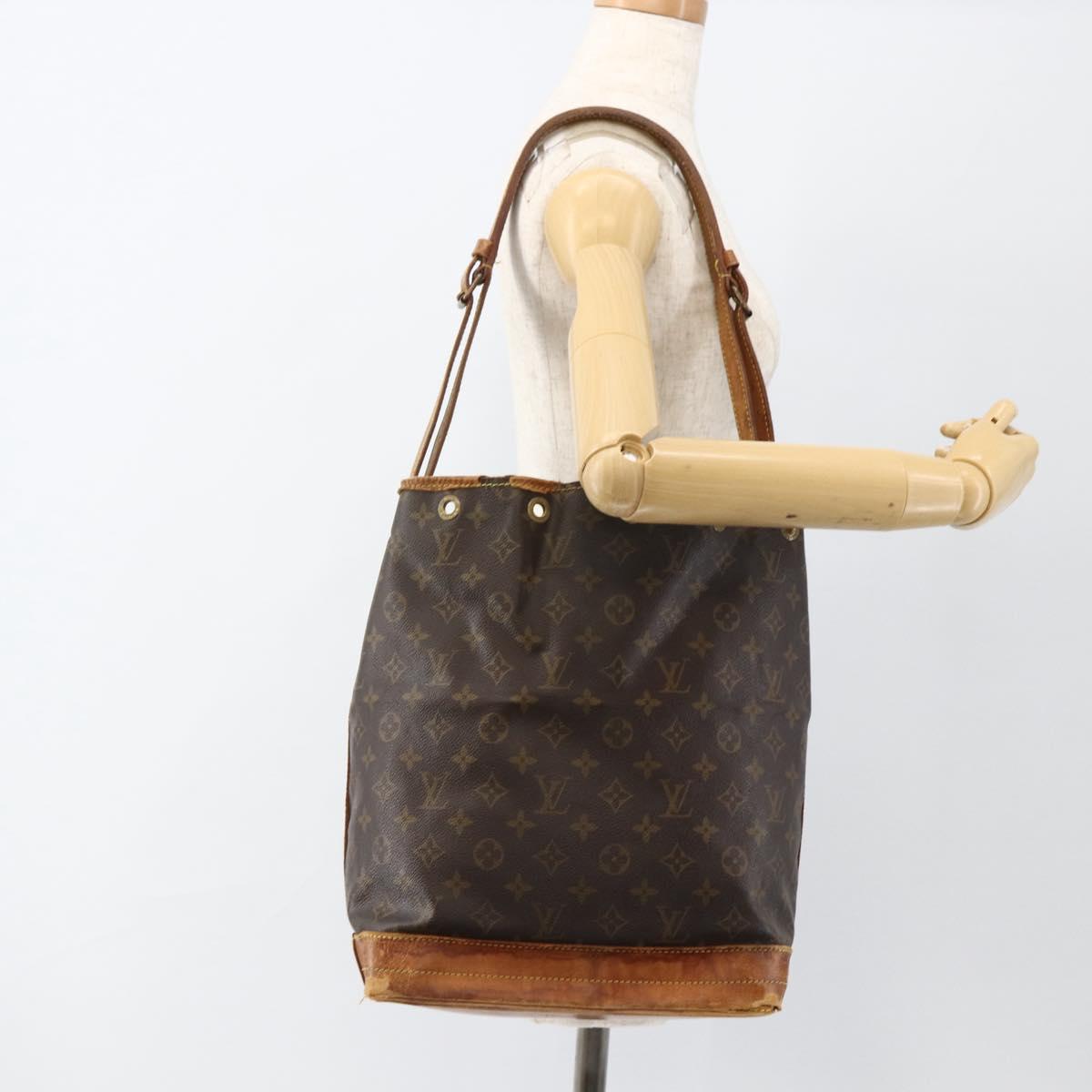 LOUIS VUITTON Monogram Noe Shoulder Bag M42224 LV Auth 173749