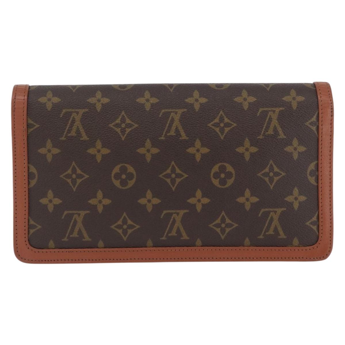 LOUIS VUITTON Monogram Pochette Dam PM Clutch Bag M51812 LV Auth 173755