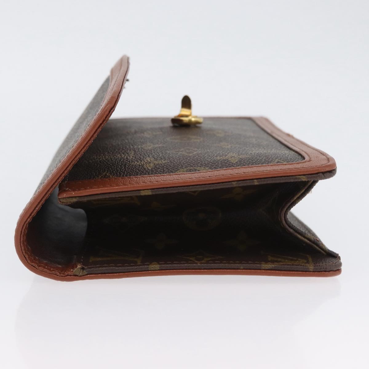 LOUIS VUITTON Monogram Pochette Dam PM Clutch Bag M51812 LV Auth 173755