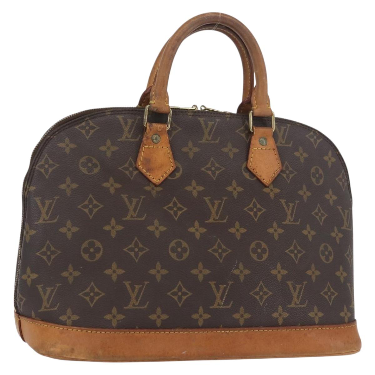 LOUIS VUITTON Monogram Alma Hand Bag M51130 LV Auth 173757