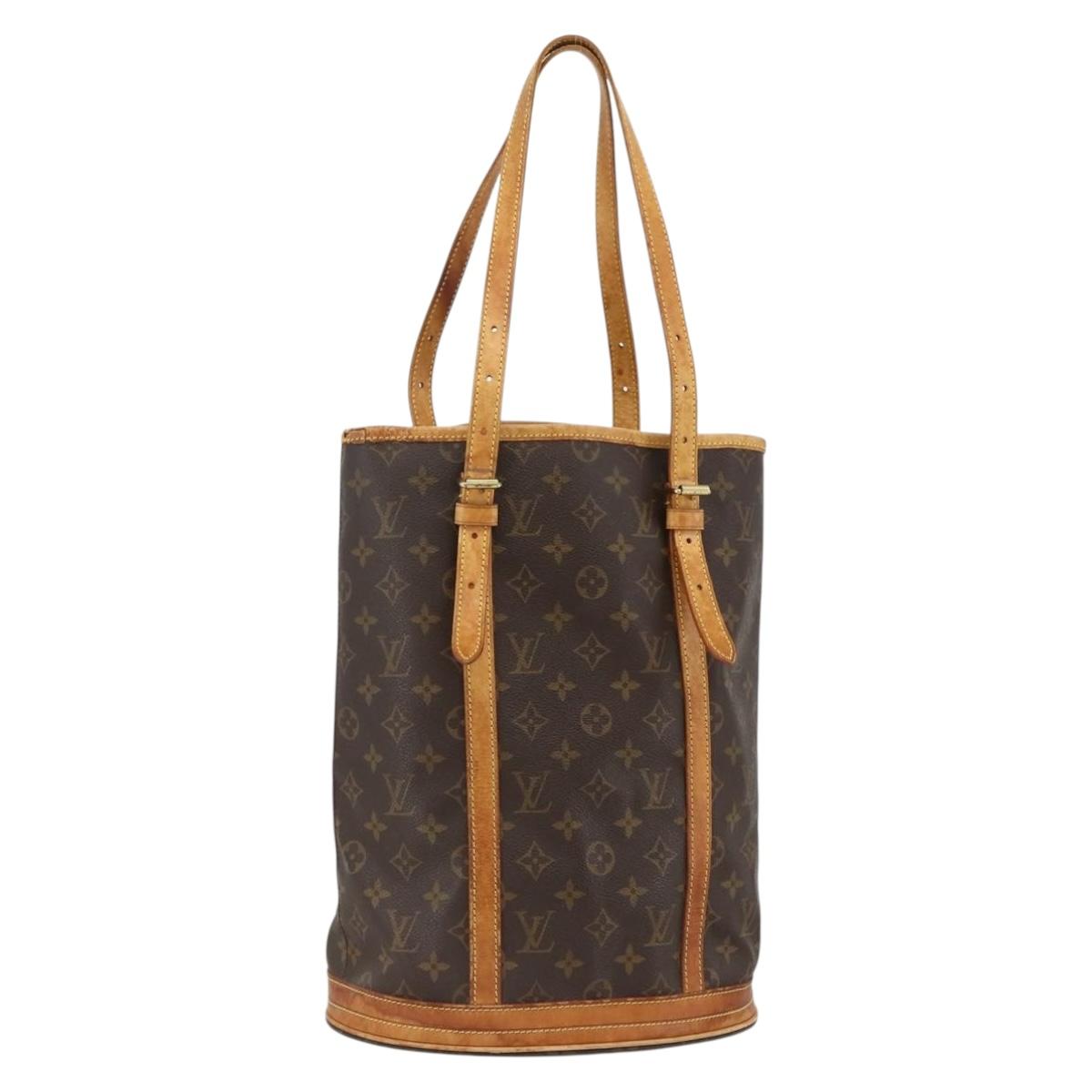 LOUIS VUITTON Monogram Bucket GM Shoulder Bag M42236 LV Auth 173758