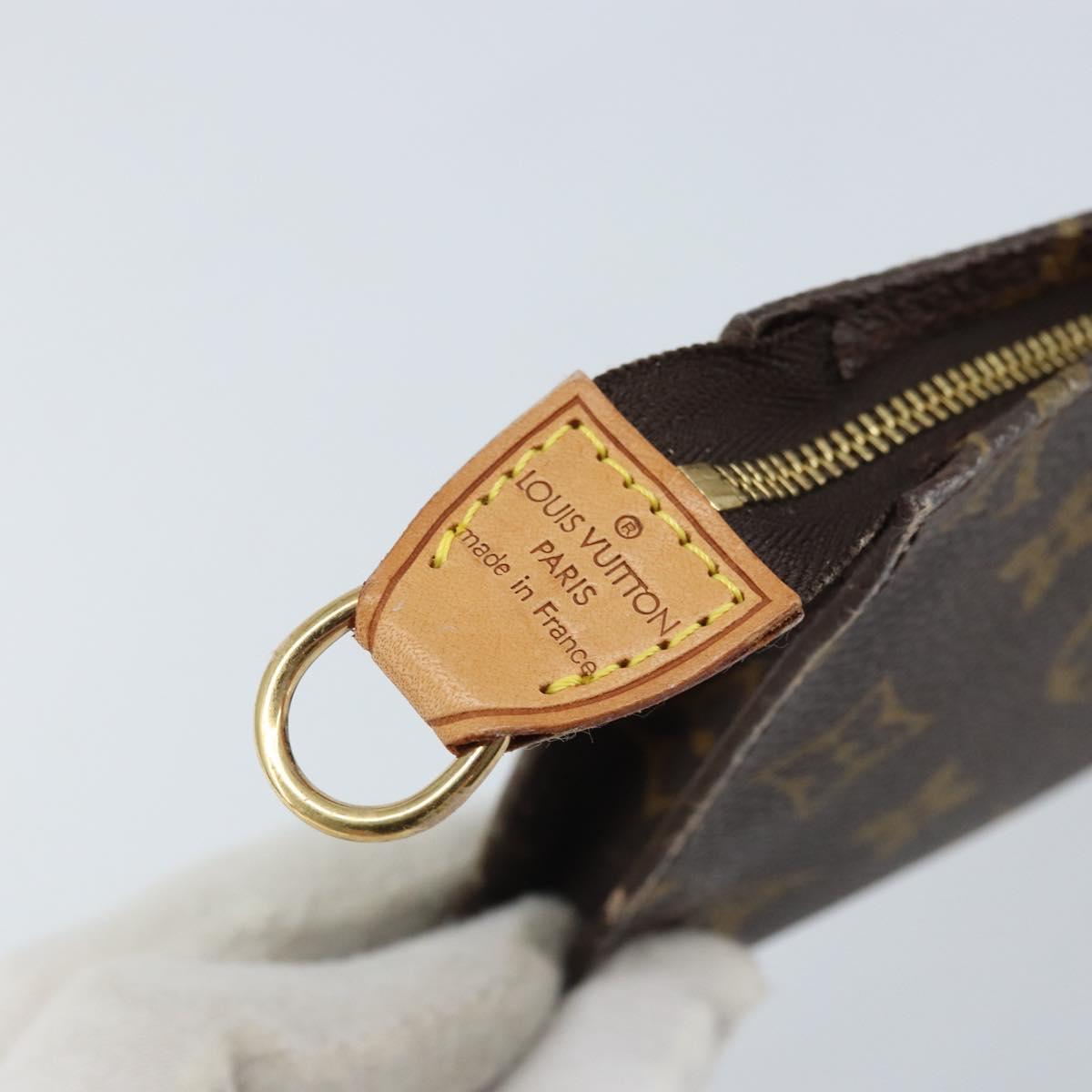 LOUIS VUITTON Monogram Bucket GM Accessory Pouch LV Auth 173761