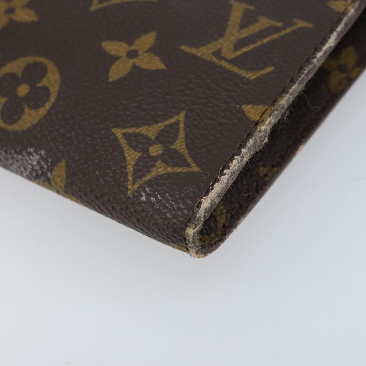 LOUIS VUITTON Monogram Bucket GM Accessory Pouch LV Auth 173761