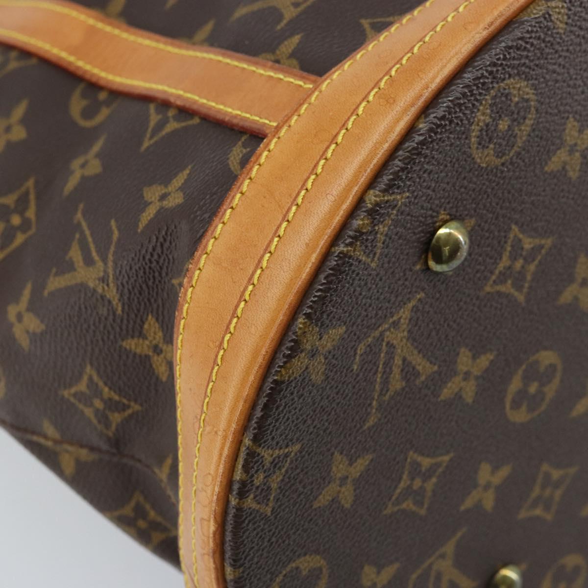 LOUIS VUITTON Monogram Bucket GM Shoulder Bag M42236 LV Auth 173762