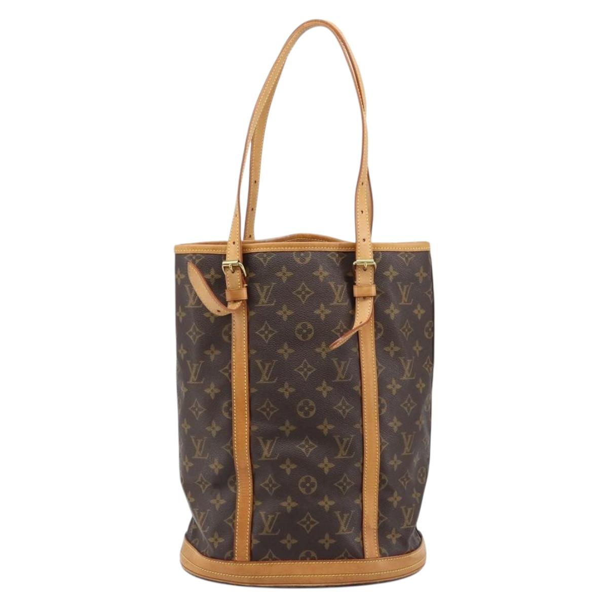 LOUIS VUITTON Monogram Bucket GM Shoulder Bag M42236 LV Auth 173762
