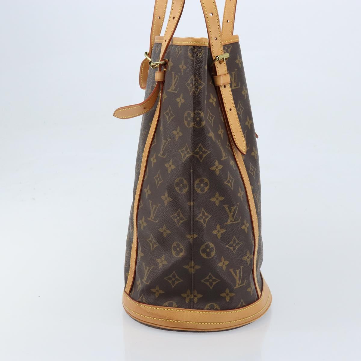 LOUIS VUITTON Monogram Bucket GM Shoulder Bag M42236 LV Auth 173762