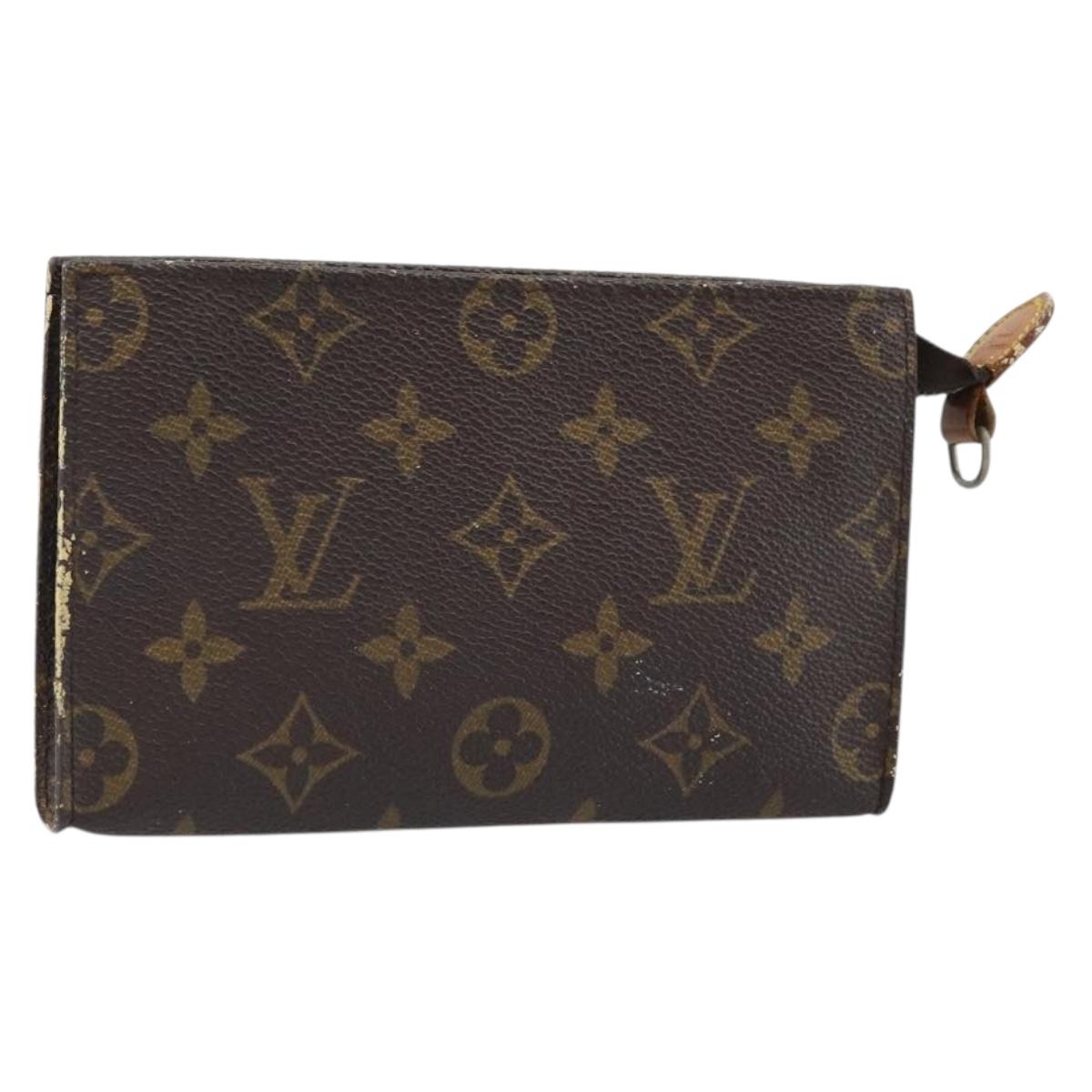 LOUIS VUITTON Monogram Bucket PM Accessory Pouch LV Auth 173764