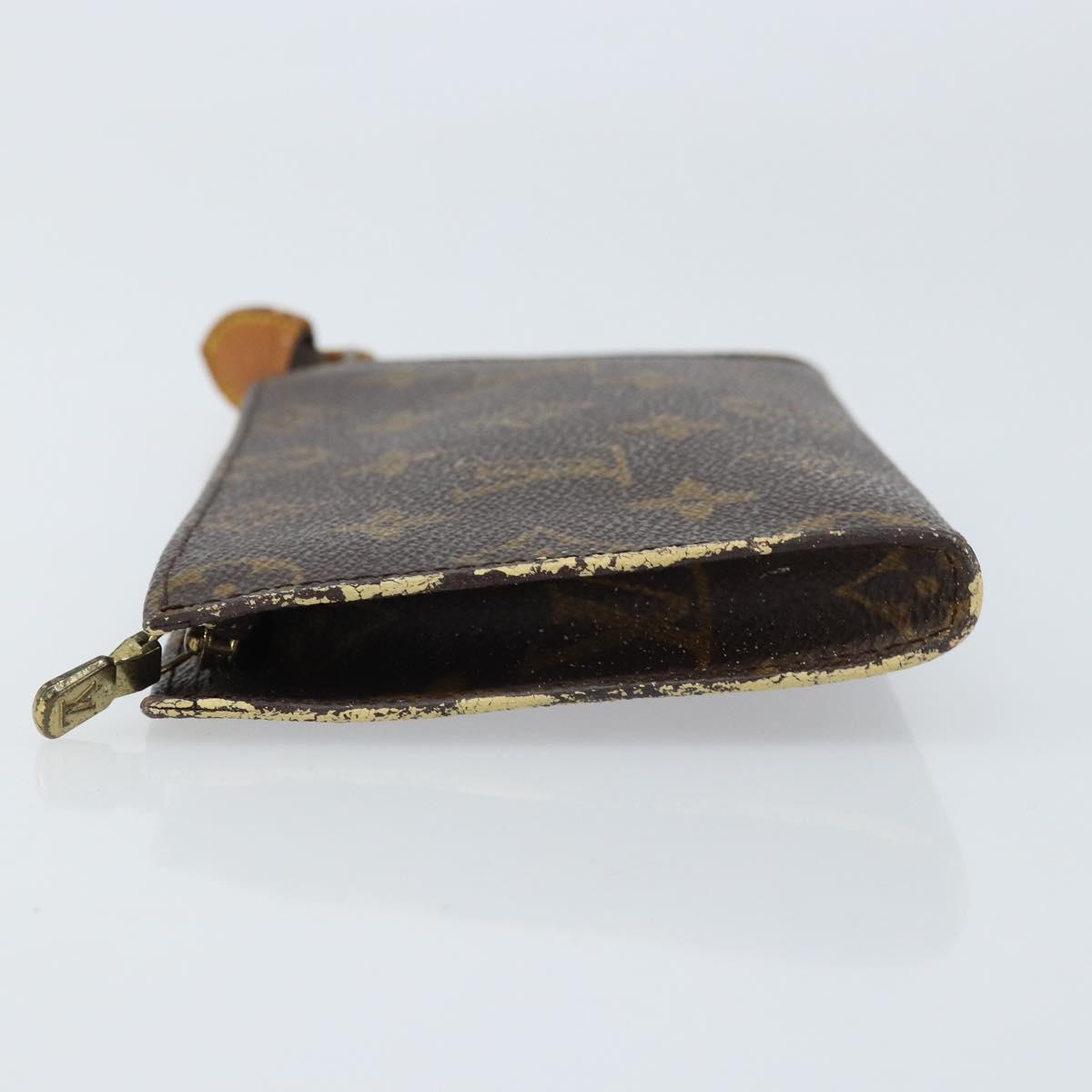 LOUIS VUITTON Monogram Bucket PM Accessory Pouch LV Auth 173764