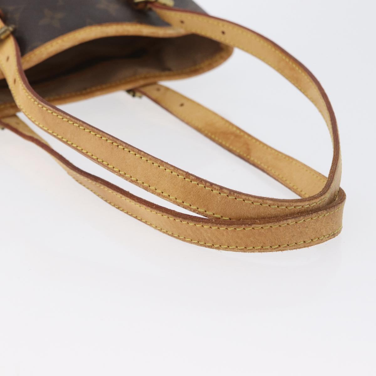 LOUIS VUITTON Monogram Bucket PM Shoulder Bag M42238 LV Auth 173765