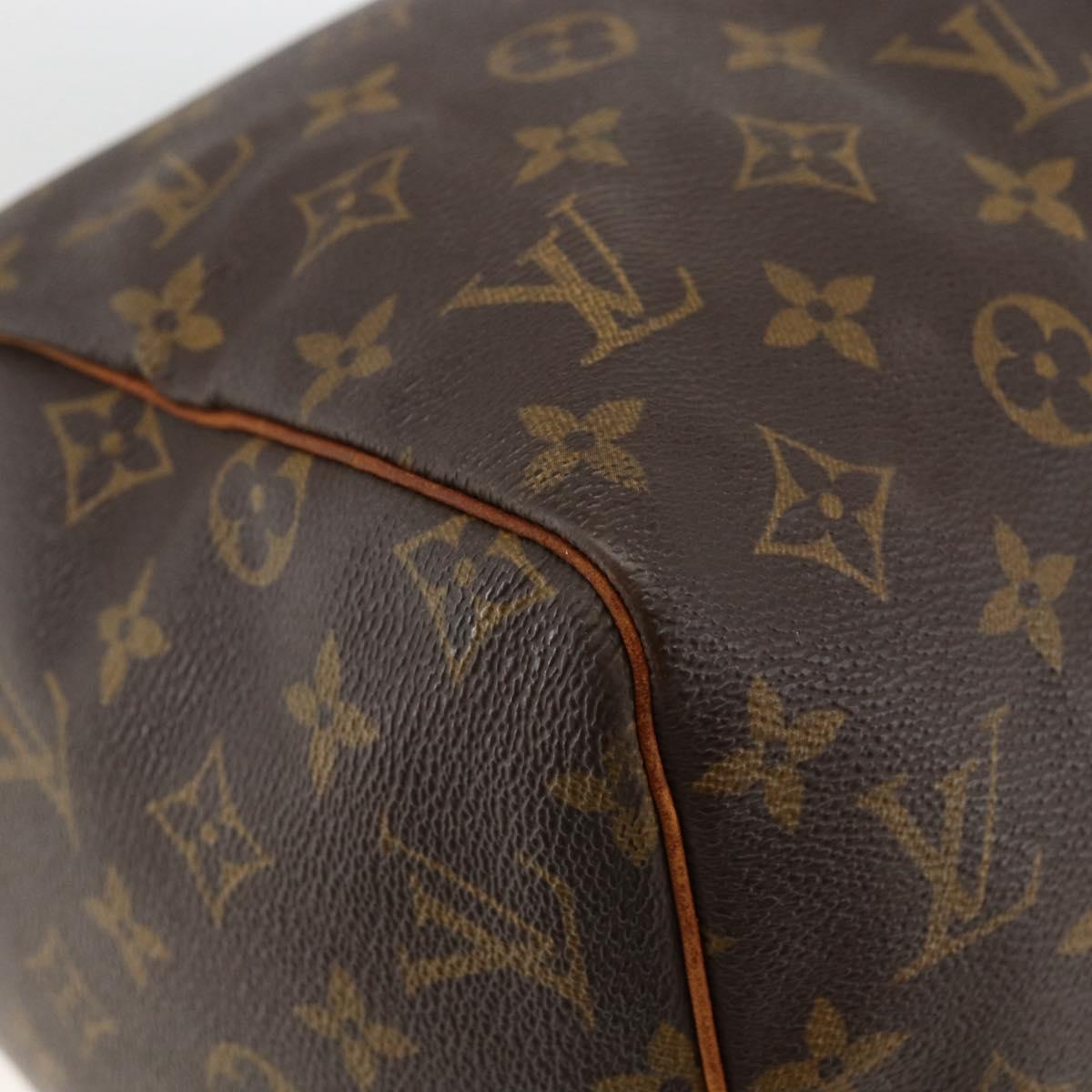 LOUIS VUITTON Monogram Speedy 30 Hand Bag M41526 LV Auth 173767
