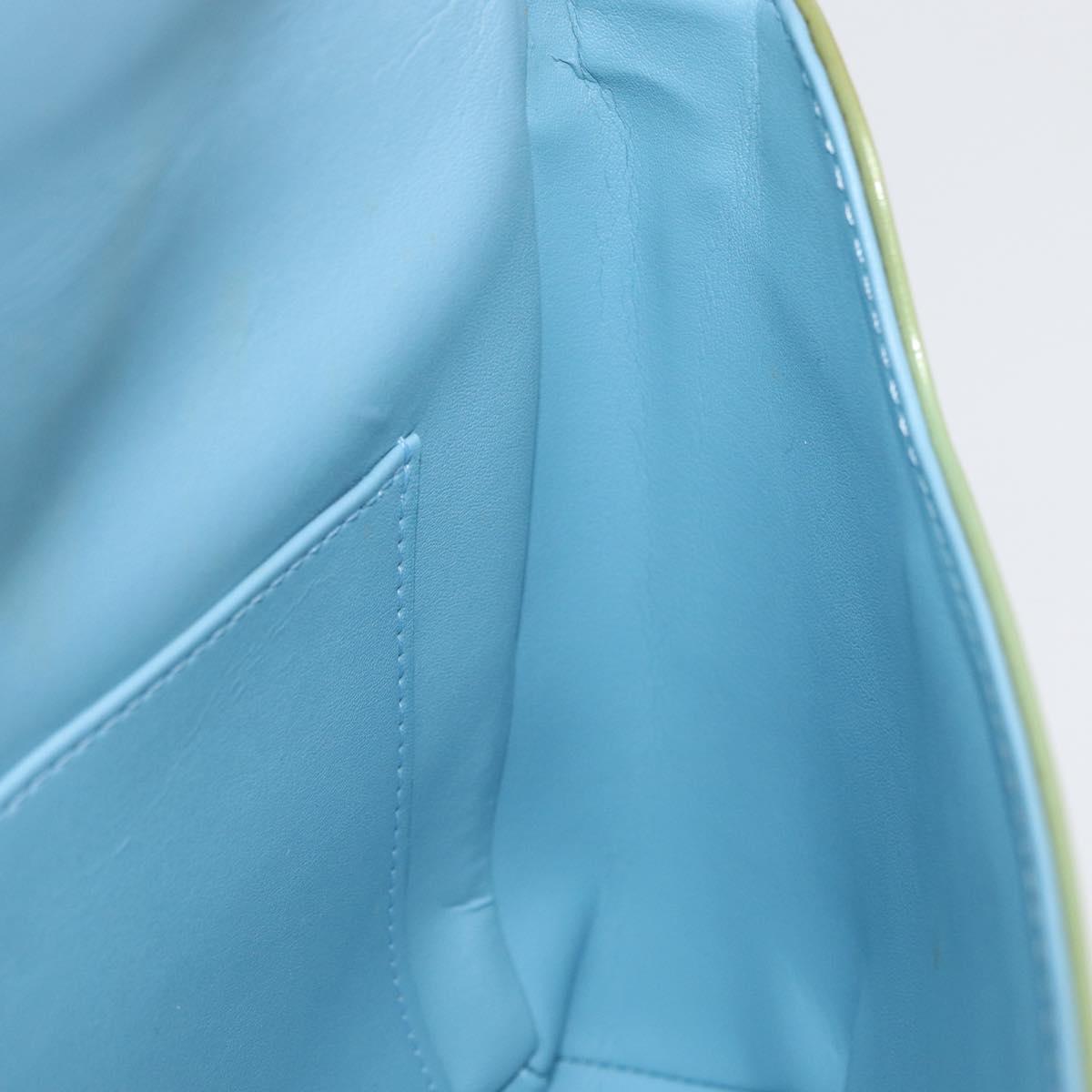 LOUIS VUITTON Monogram Vernis Thompson Street Bag Baby Blue M91009 Auth 173839