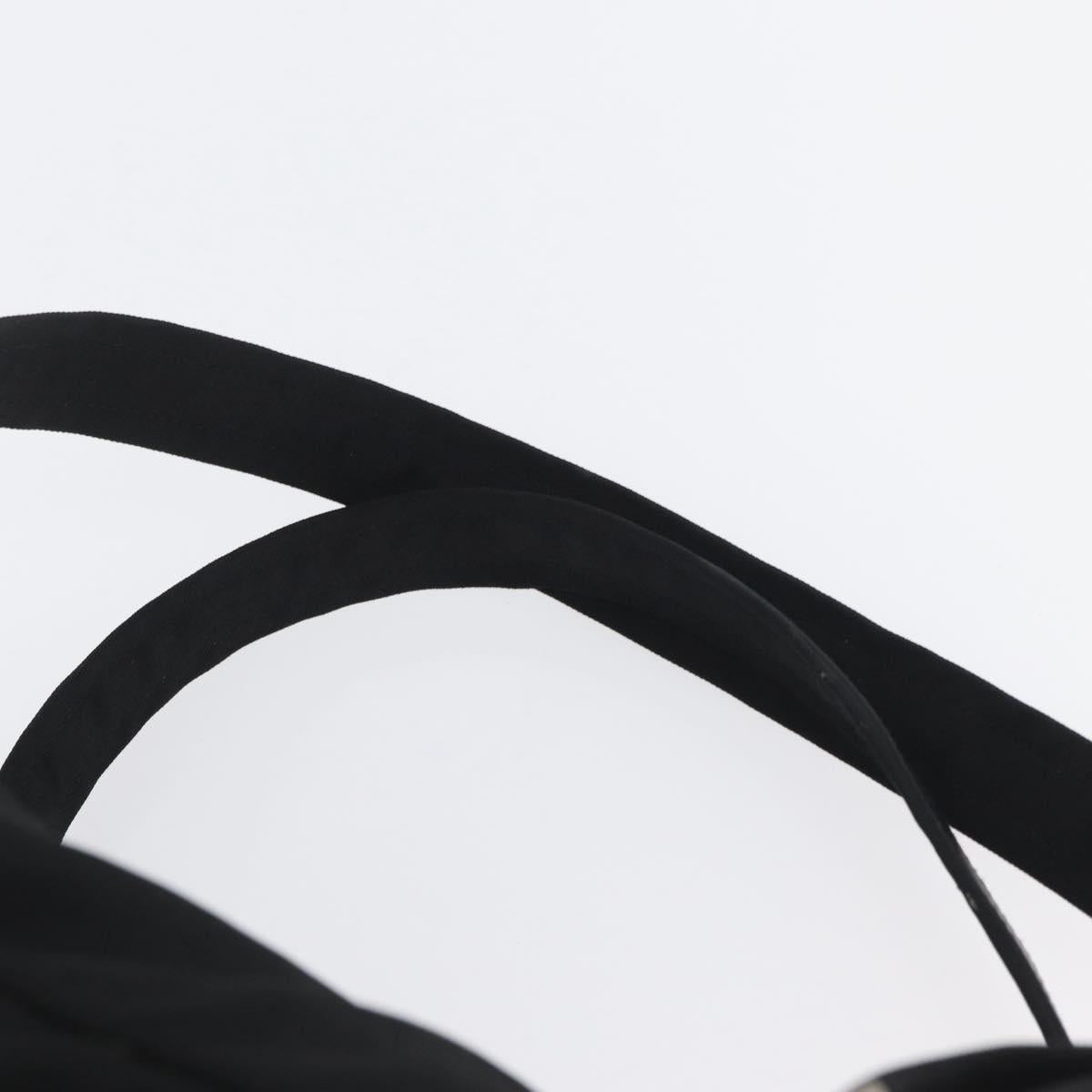 GUCCI Backpack Nylon Black Silver 003 0242 Auth 173884