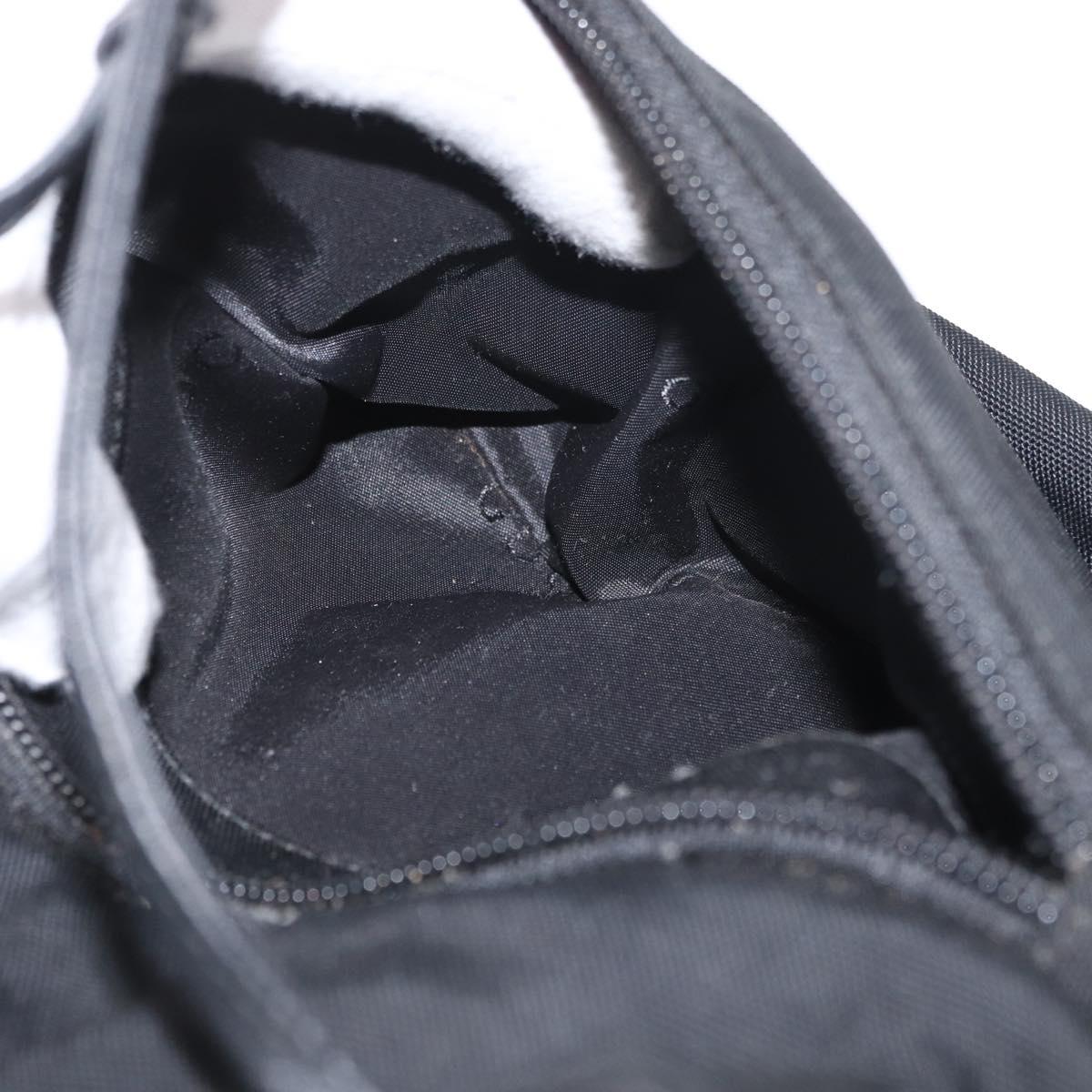 GUCCI Backpack Nylon Black Silver 003 0242 Auth 173884
