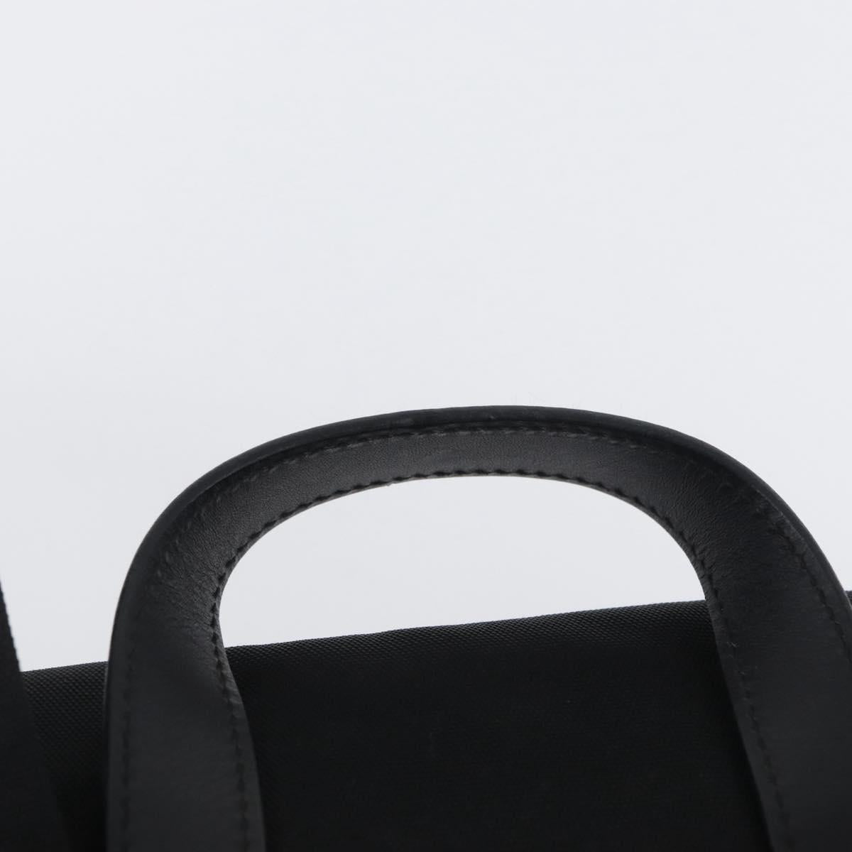 GUCCI Backpack Nylon Black Silver 003 0242 Auth 173884