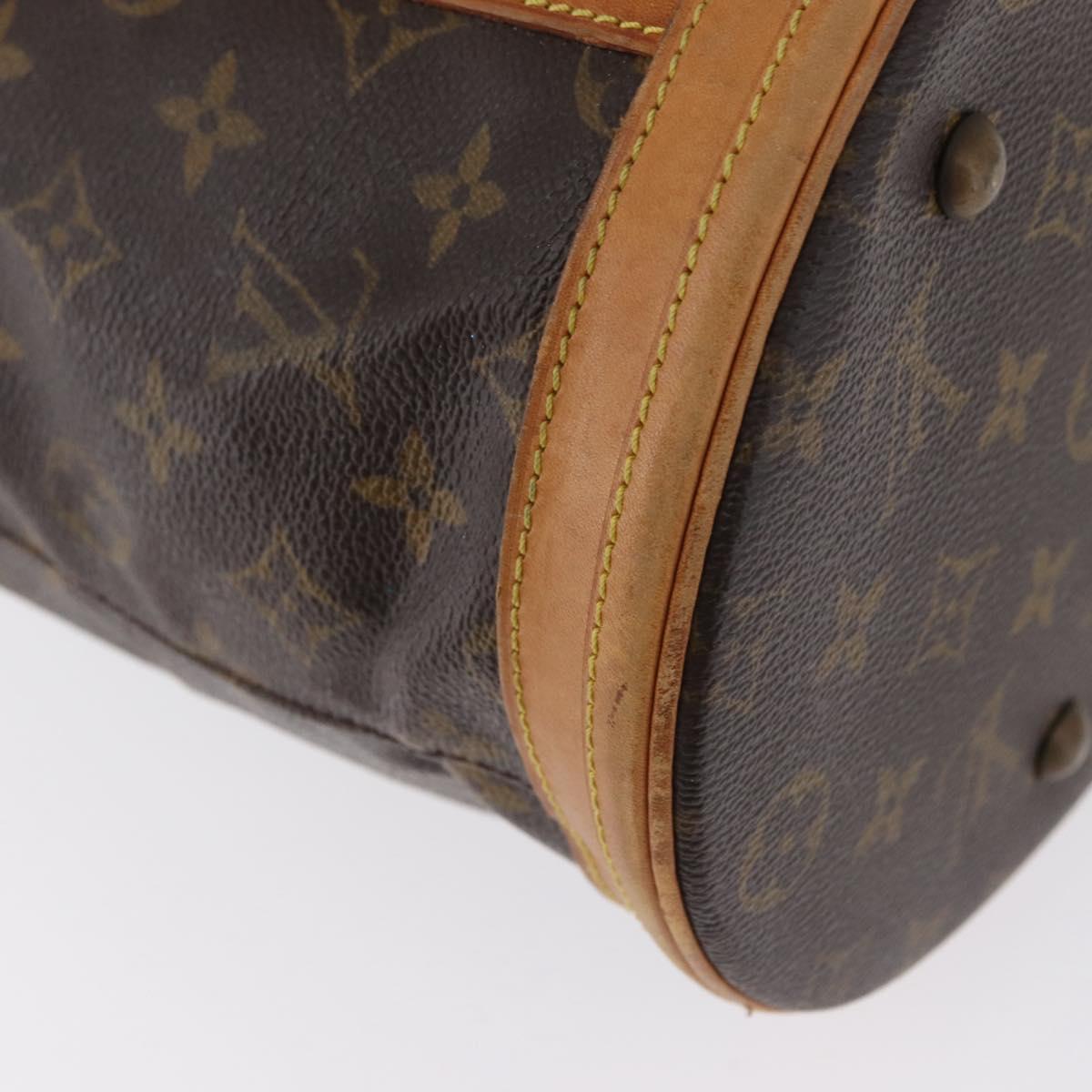 LOUIS VUITTON Monogram Bucket GM Shoulder Bag M42236 LV Auth 173896
