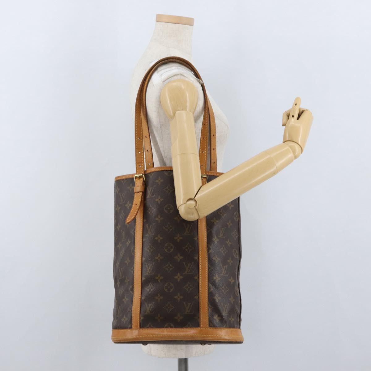 LOUIS VUITTON Monogram Bucket GM Shoulder Bag M42236 LV Auth 173896