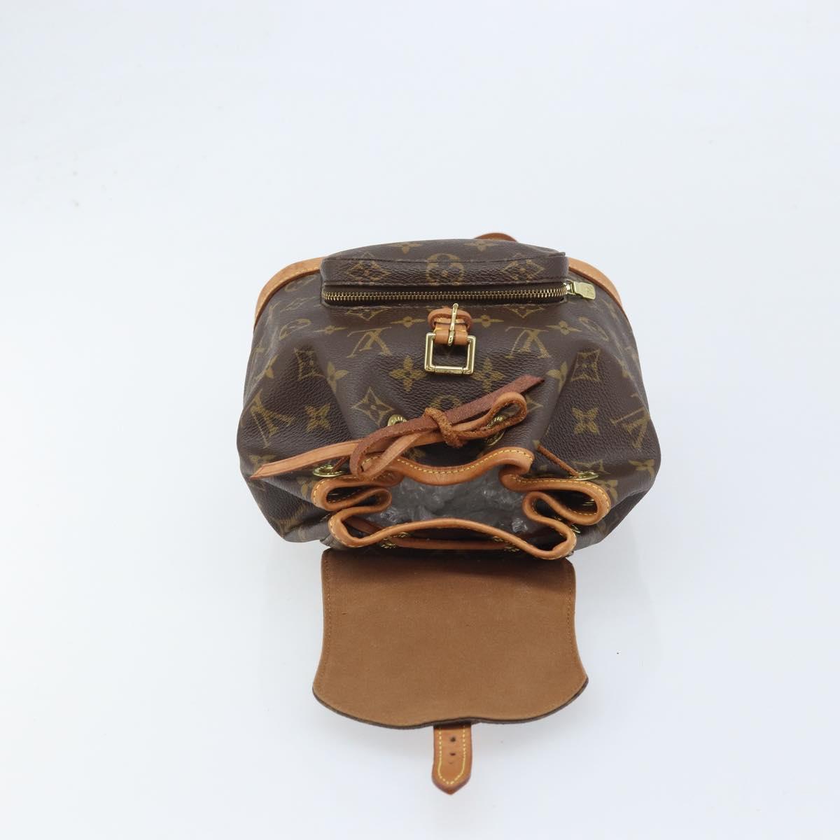 LOUIS VUITTON Monogram Montsouris PM Backpack M51137 LV Auth 173898A