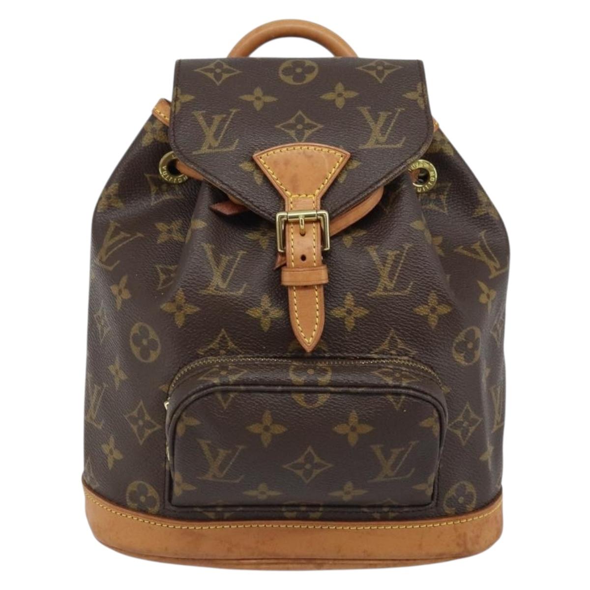 LOUIS VUITTON Monogram Montsouris PM Backpack M51137 LV Auth 173898A