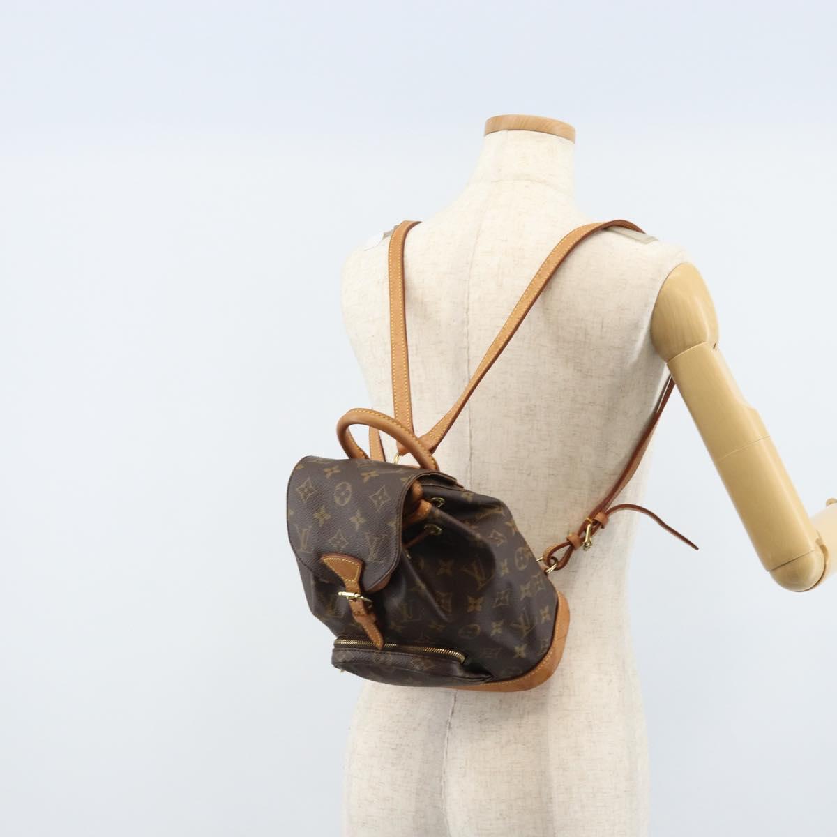 LOUIS VUITTON Monogram Montsouris PM Backpack M51137 LV Auth 173898A