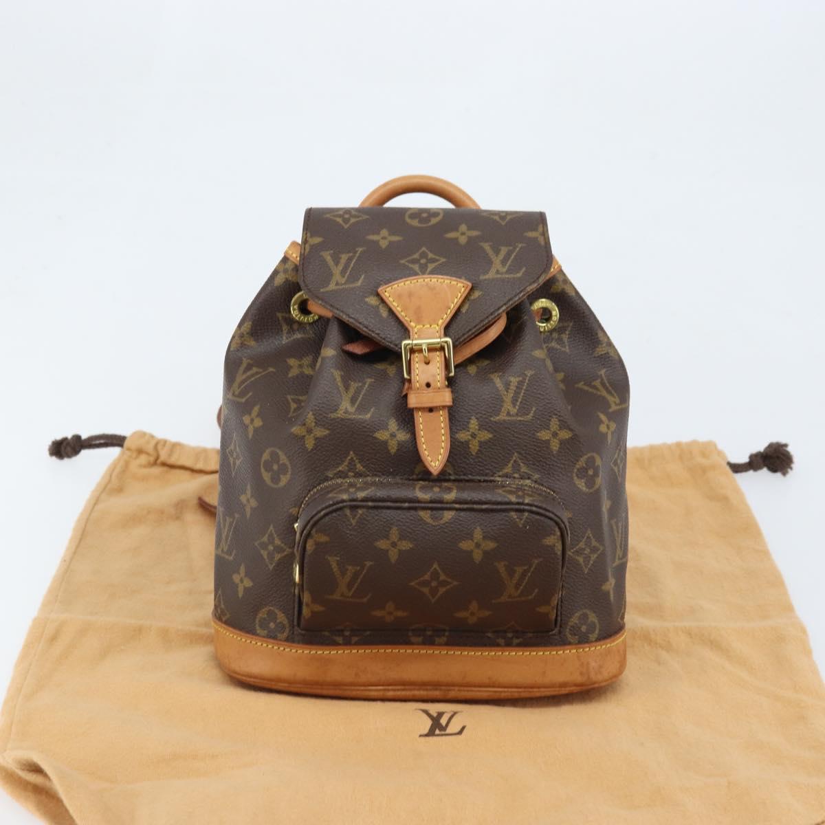 LOUIS VUITTON Monogram Montsouris PM Backpack M51137 LV Auth 173898A