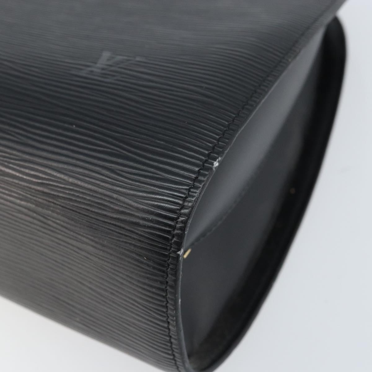 LOUIS VUITTON Epi Dauphine GM Cosmetic Pouch Black M48432 LV Auth 173926