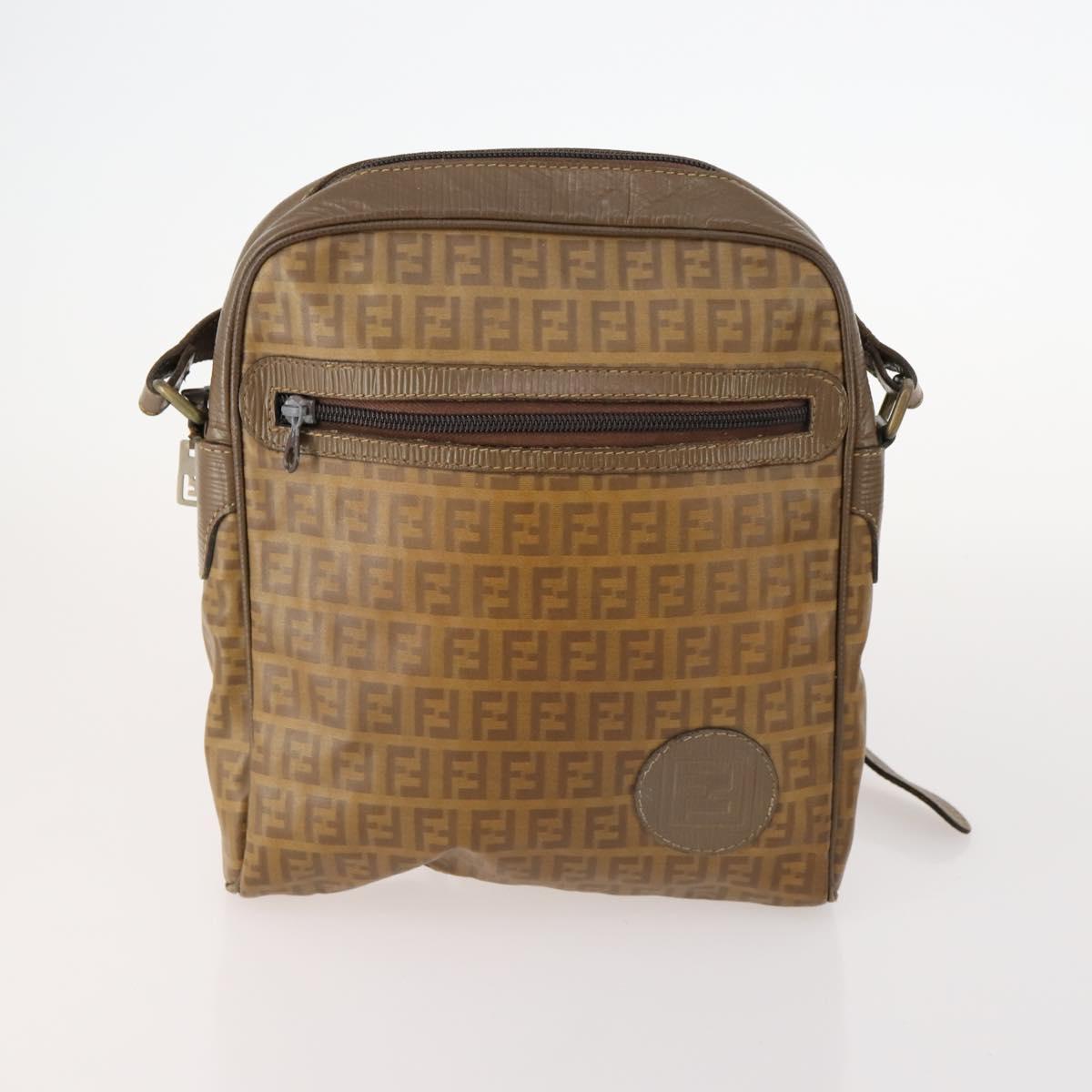 GIVENCHY Fendi Cartier Zucchino Canvas Bag Leather 3 Set Bordeaux Auth 173955