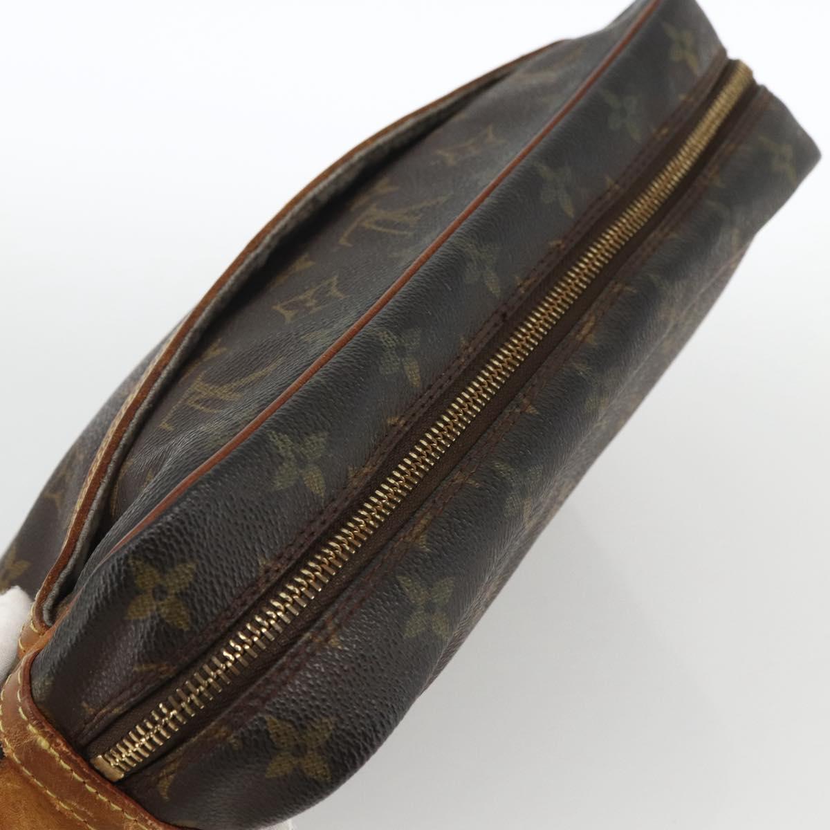 LOUIS VUITTON Monogram Compiegne 28 Clutch Bag M51845 LV Auth 173963