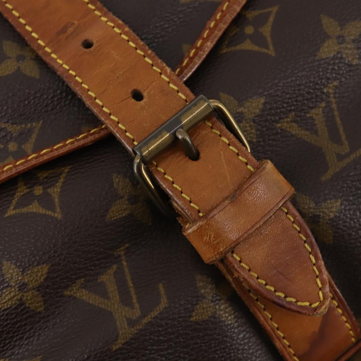 LOUIS VUITTON Monogram Saumur 35 Shoulder Bag M42254 LV Auth 173977