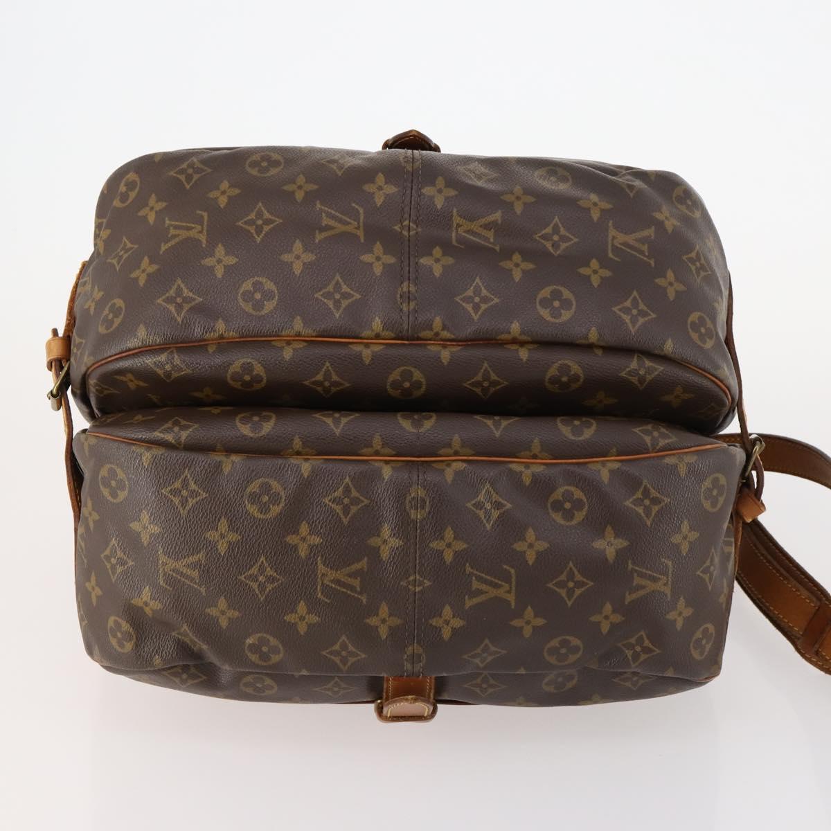 LOUIS VUITTON Monogram Saumur 35 Shoulder Bag M42254 LV Auth 173977