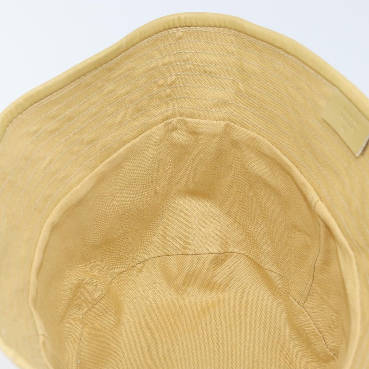 GUCCI GG Canvas Bucket hat Hat Beige Auth 174012A