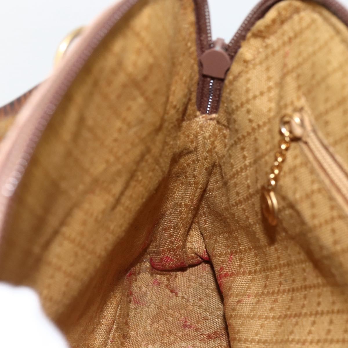 GUCCI Bamboo Hand Bag Suede 2way Brown 000 122 0290 Auth 174017