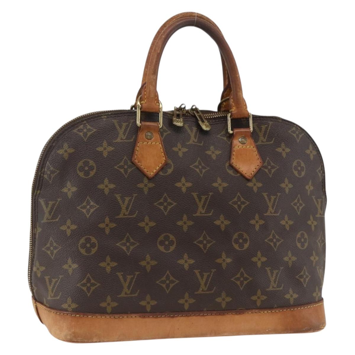 LOUIS VUITTON Monogram Alma Hand Bag M51130 LV Auth 174031