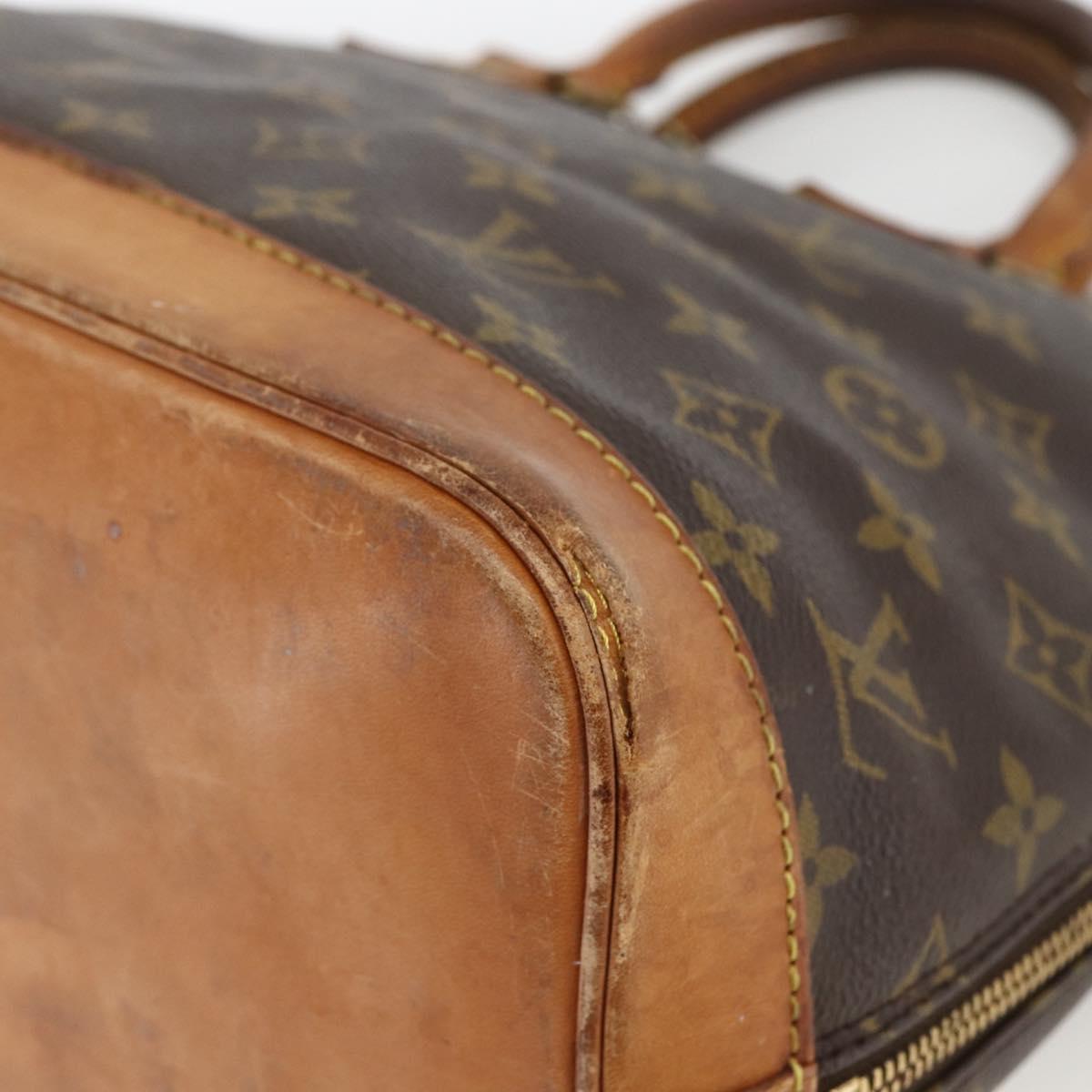 LOUIS VUITTON Monogram Alma Hand Bag M51130 LV Auth 174031