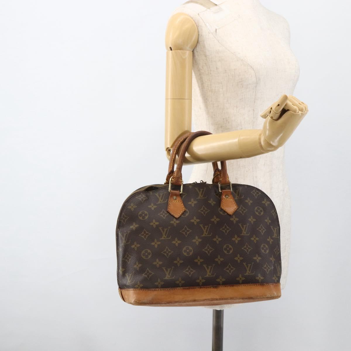 LOUIS VUITTON Monogram Alma Hand Bag M51130 LV Auth 174031