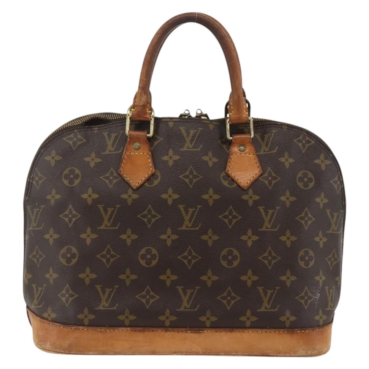 LOUIS VUITTON Monogram Alma Hand Bag M51130 LV Auth 174031