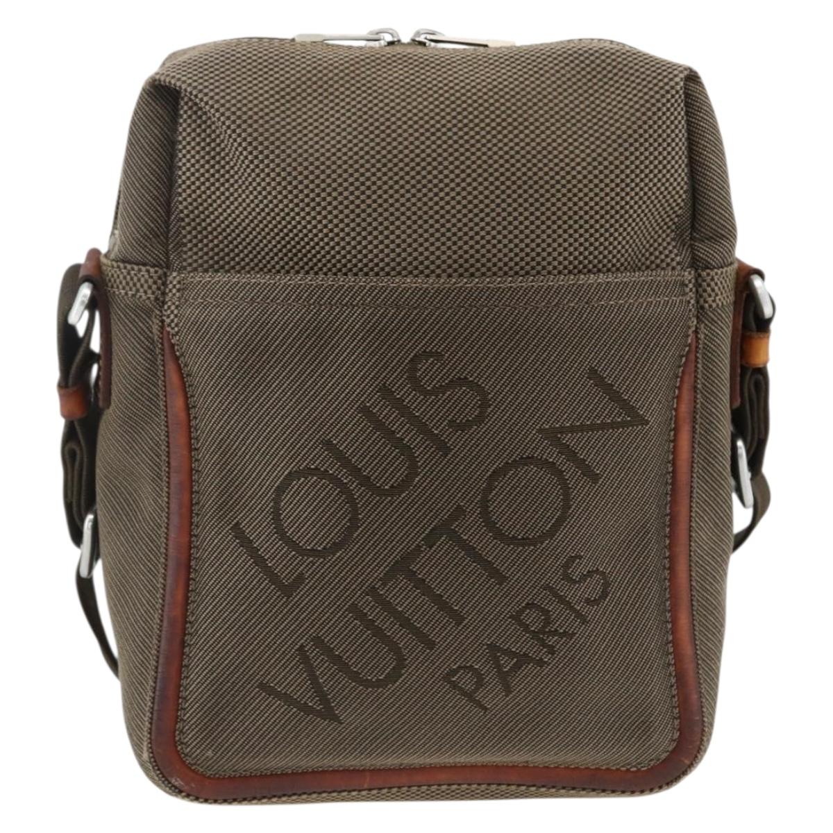 LOUIS VUITTON Damier Geant Sitadan MM Shoulder Bag Brown M93040 LV Auth 174035